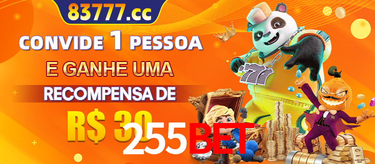 Banner institucional da 255BET sobre parceria de marcas e criação de uma marca de excelência, apresentando os mascotes de jogos populares como o Fortune Tiger.